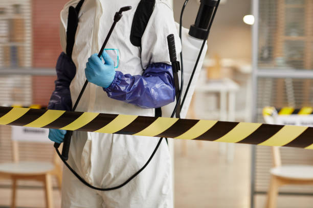 Professional Trauma Scene Cleanup technician working in Alcester, SD